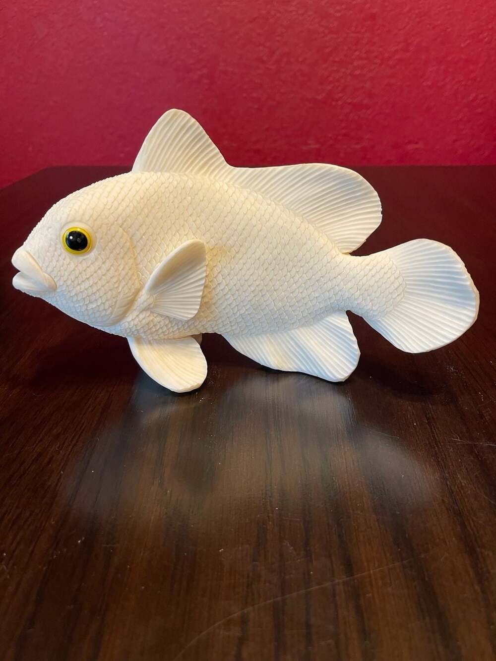 Josh Guge Bluegill Fish Study Cast White Figurine